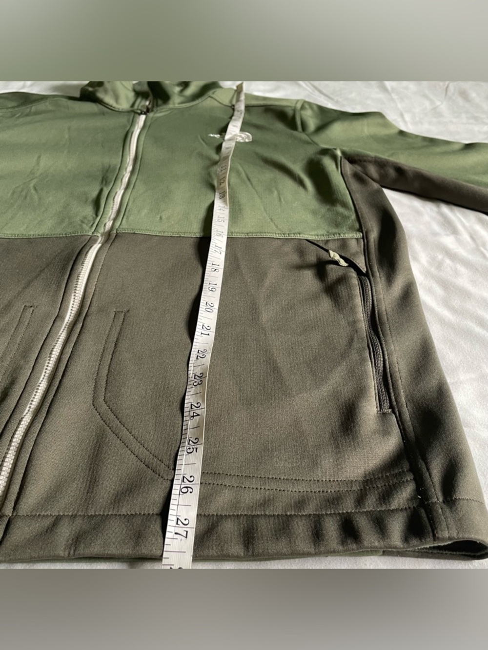 The North Face WindWall Green Soft Shell Lightweight Jacket Men’s Sz. Large - Picture 8 of 9